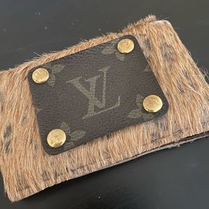 Repurposed LV card wallet